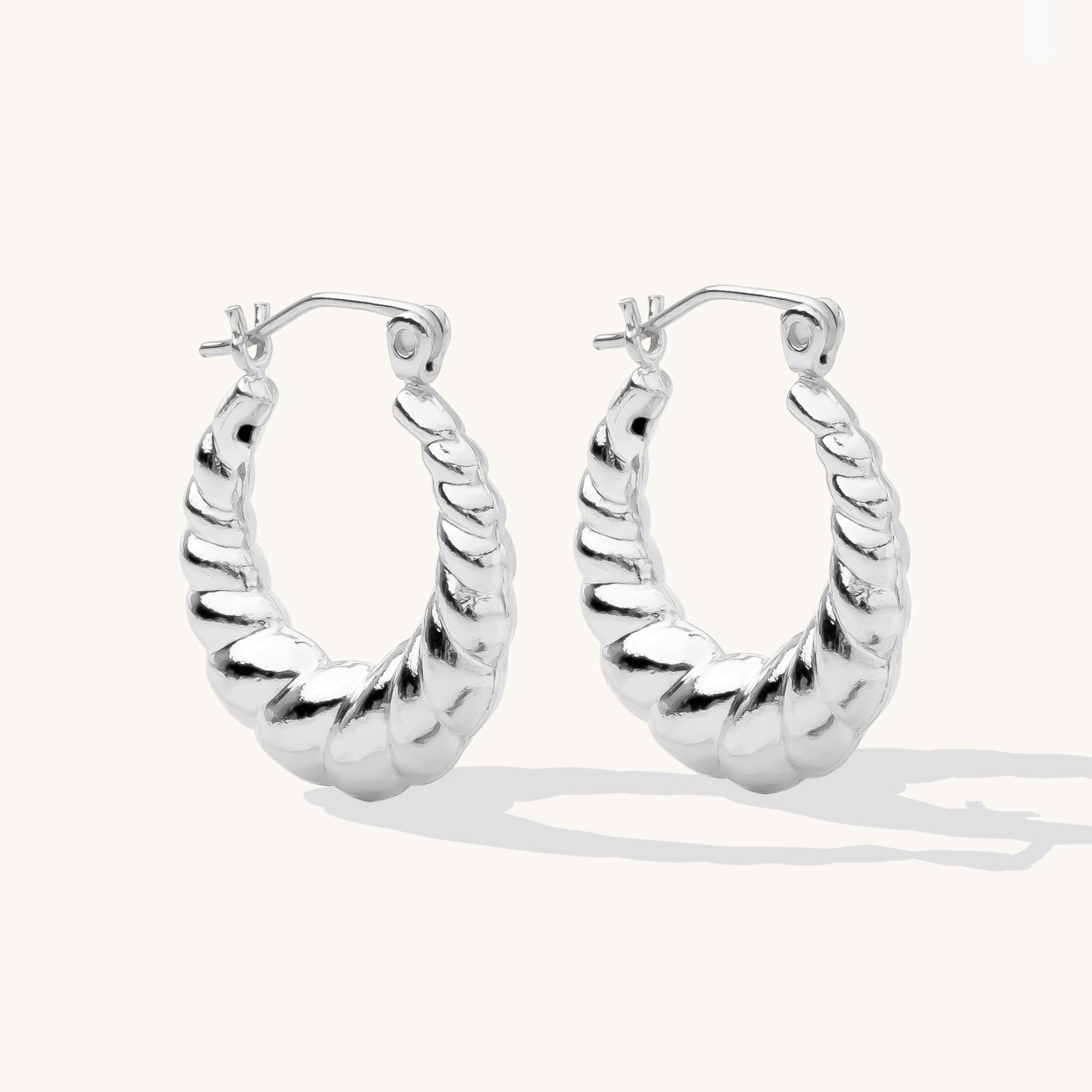 Croissant Hoop Earrings