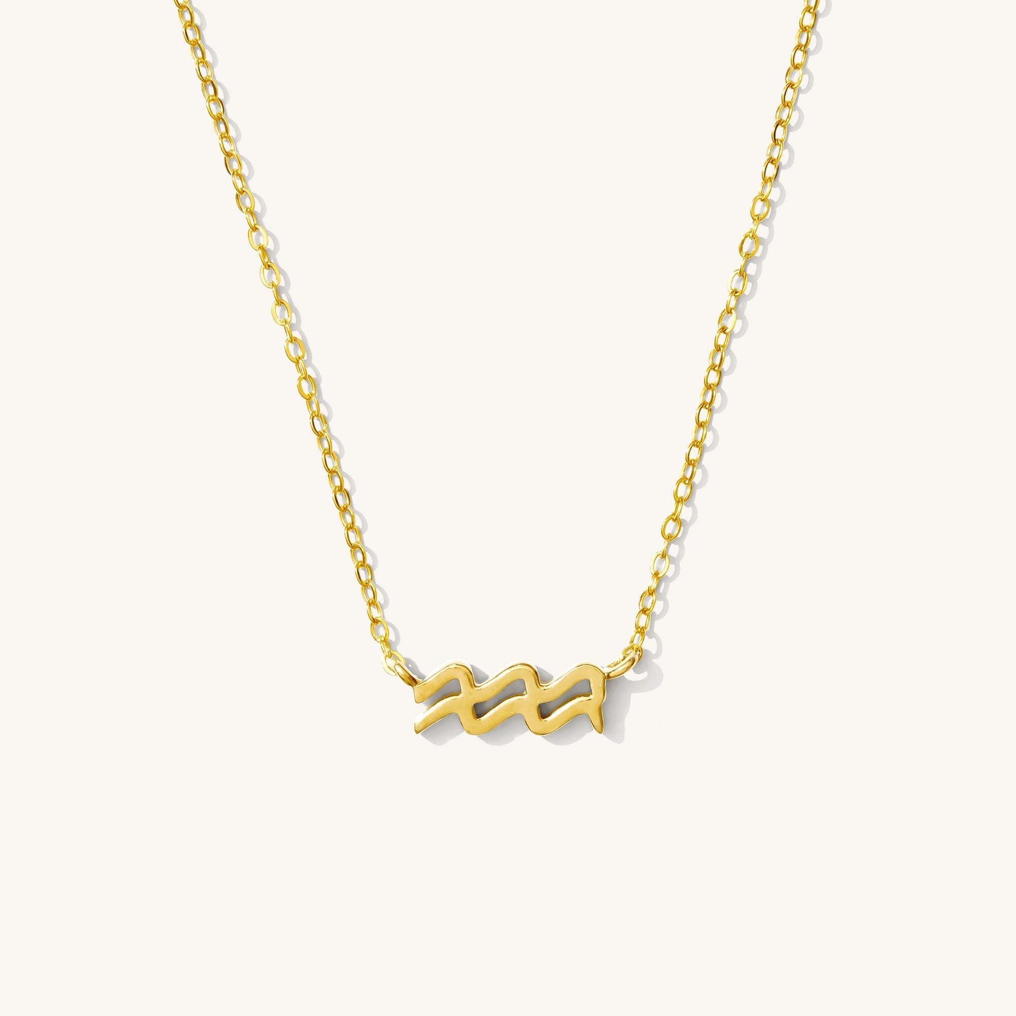 14K Gold Tiny Zodiac Necklace