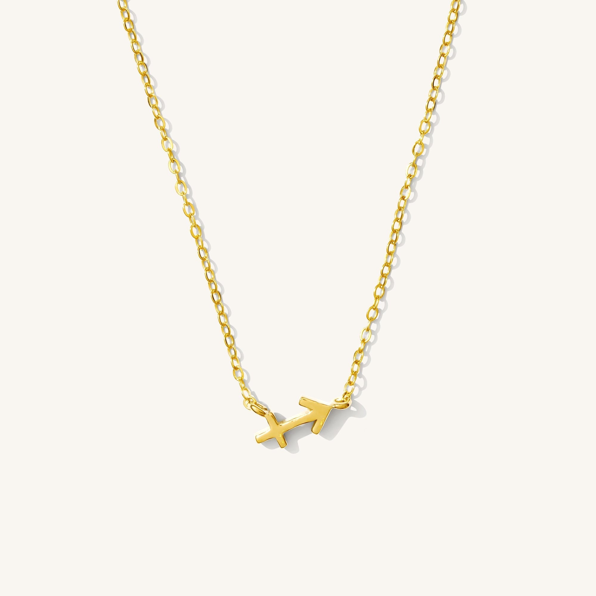 14K Gold Tiny Zodiac Necklace