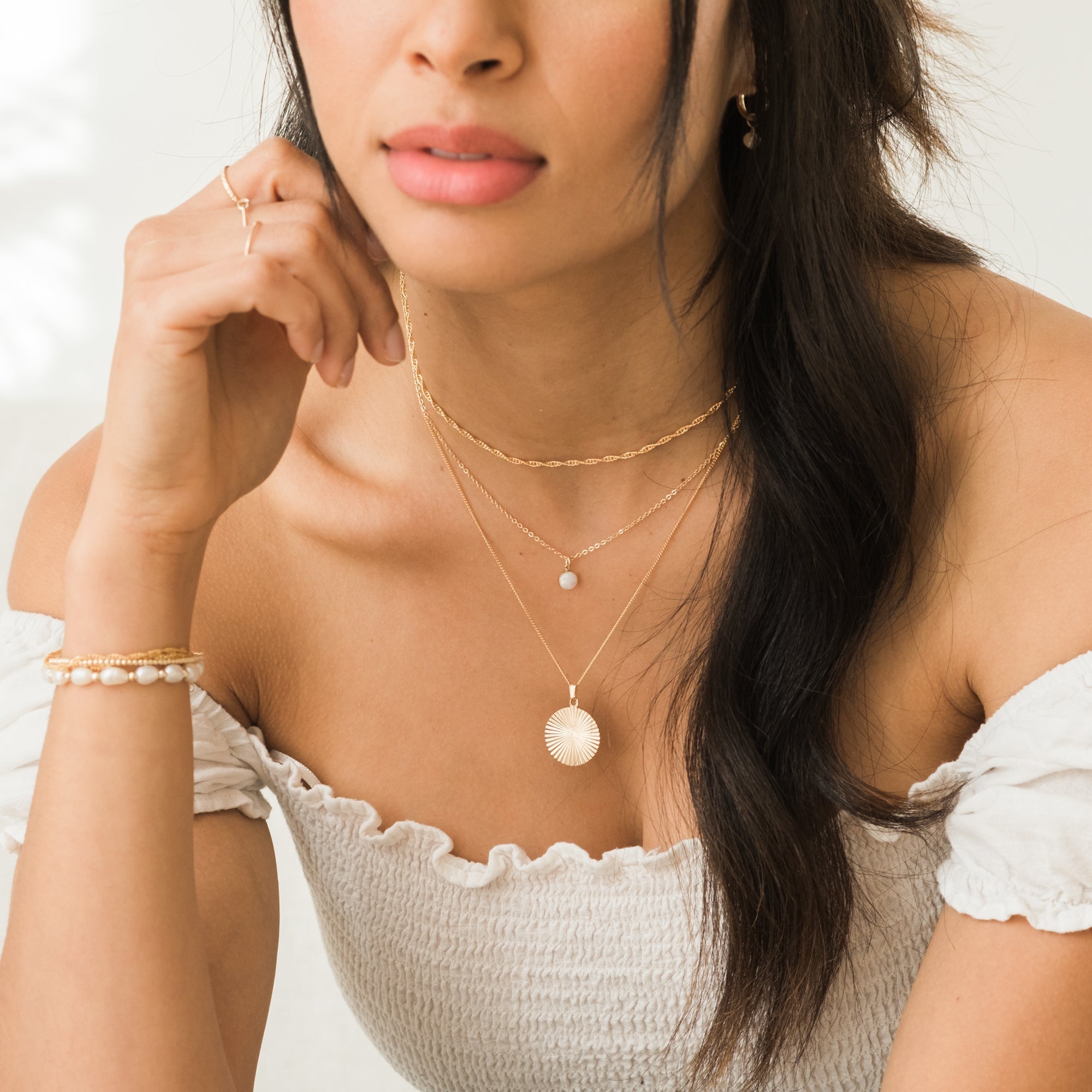 Sunburst Pendant Necklace