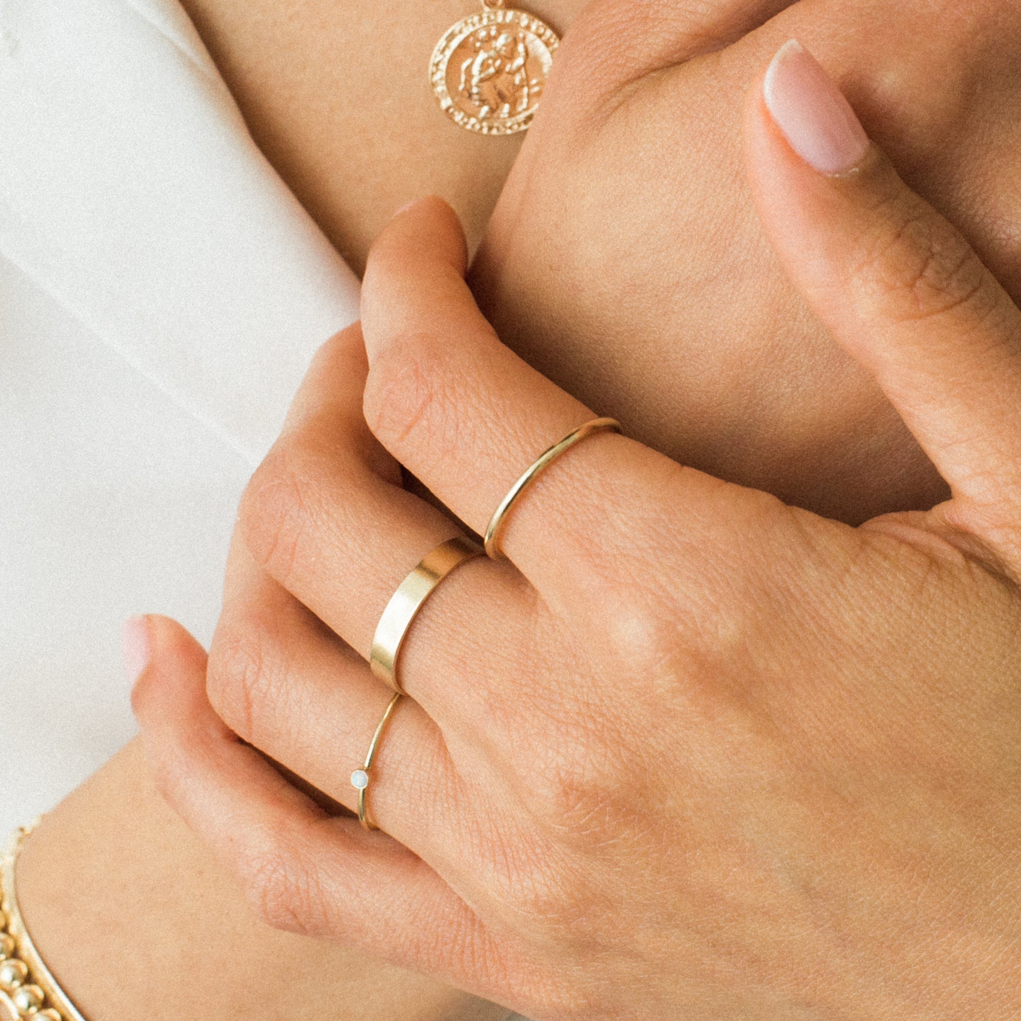 Thick Flat Band Ring