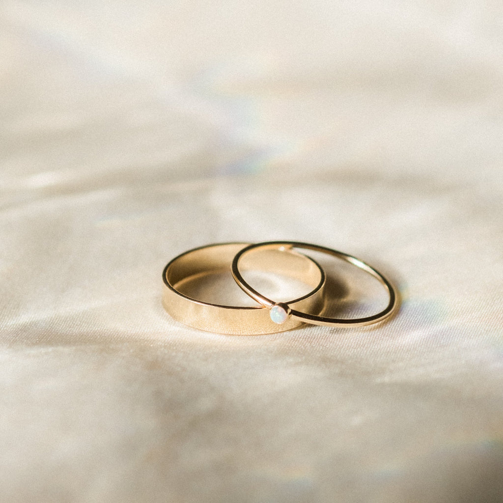 Thick Flat Band Ring