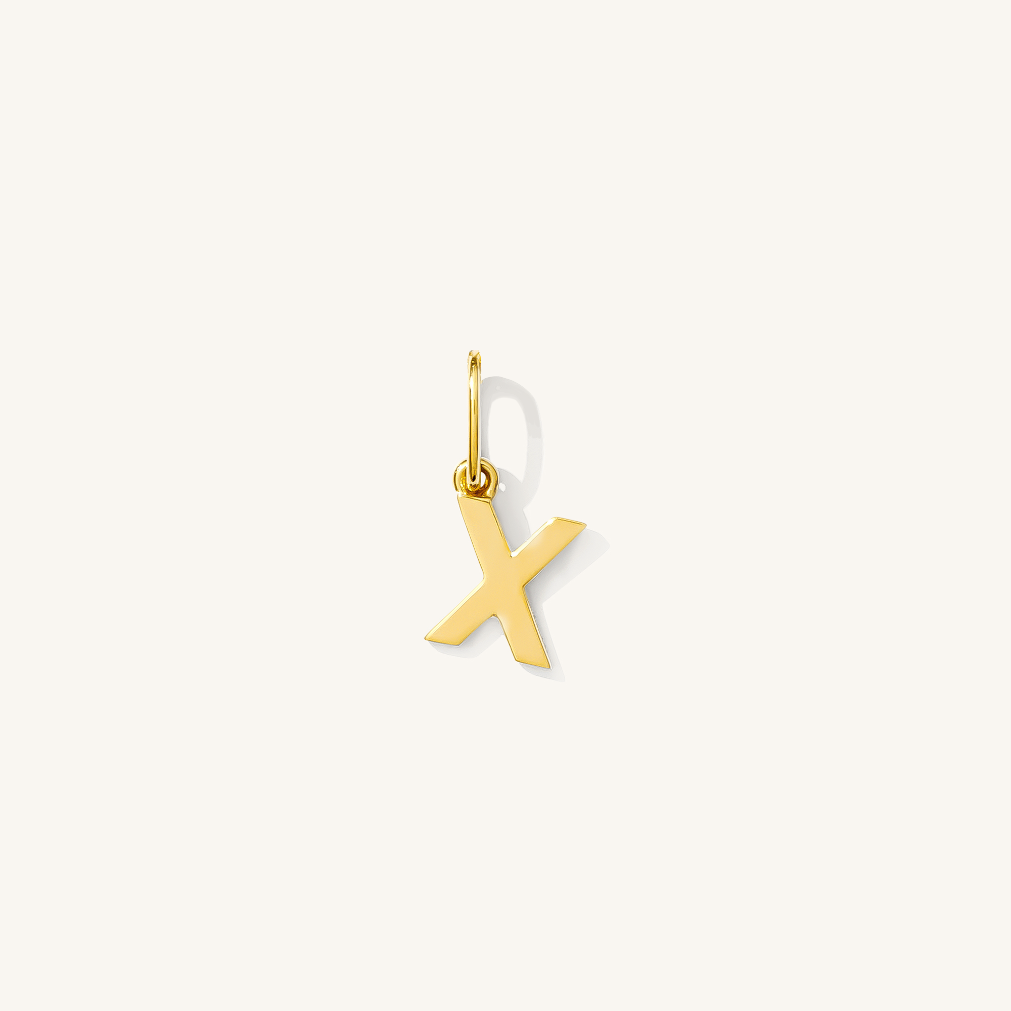 Tiny Hanging Initial Charm