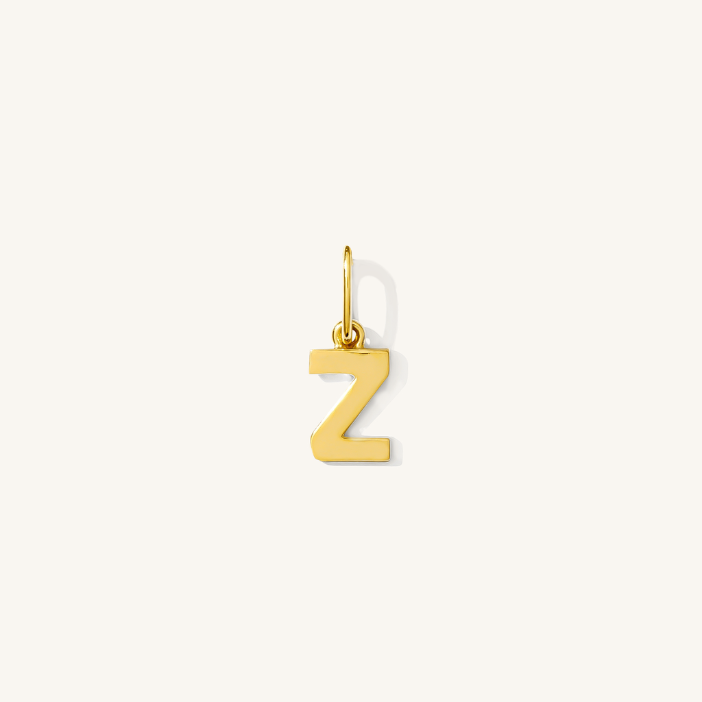 Tiny Hanging Initial Charm