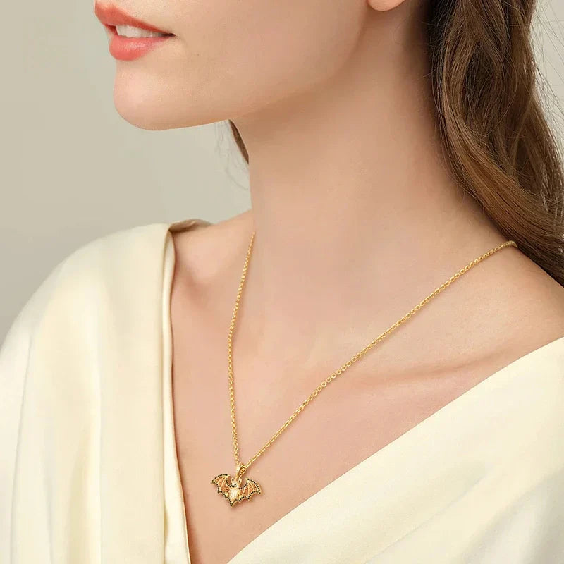 Bat Pendant Necklace – Halloween Special