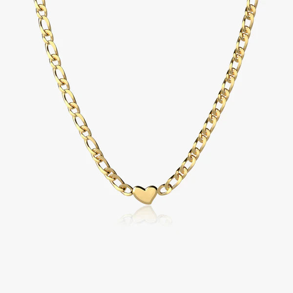 Heart Link Chain Necklace