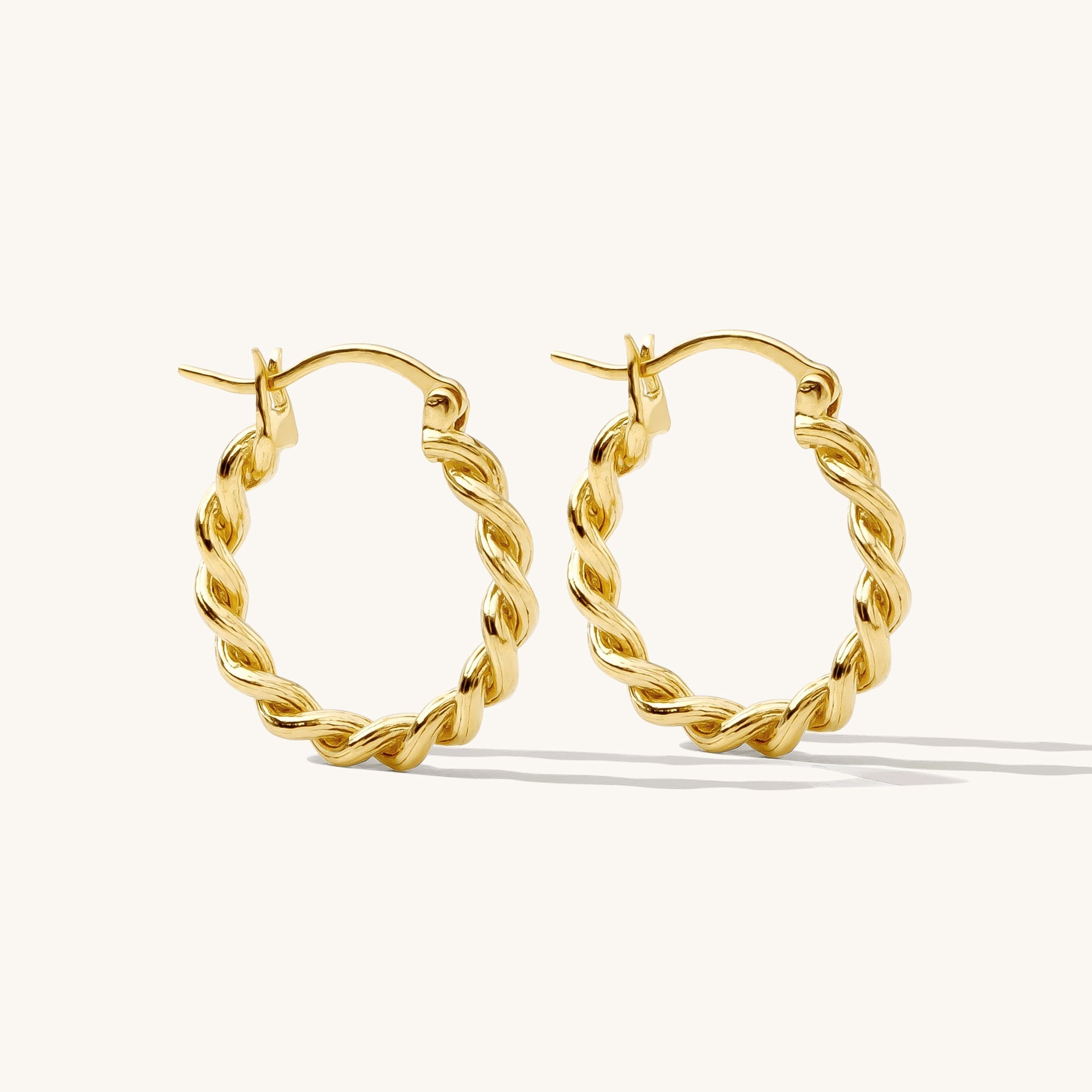 Rope Hoop Earrings