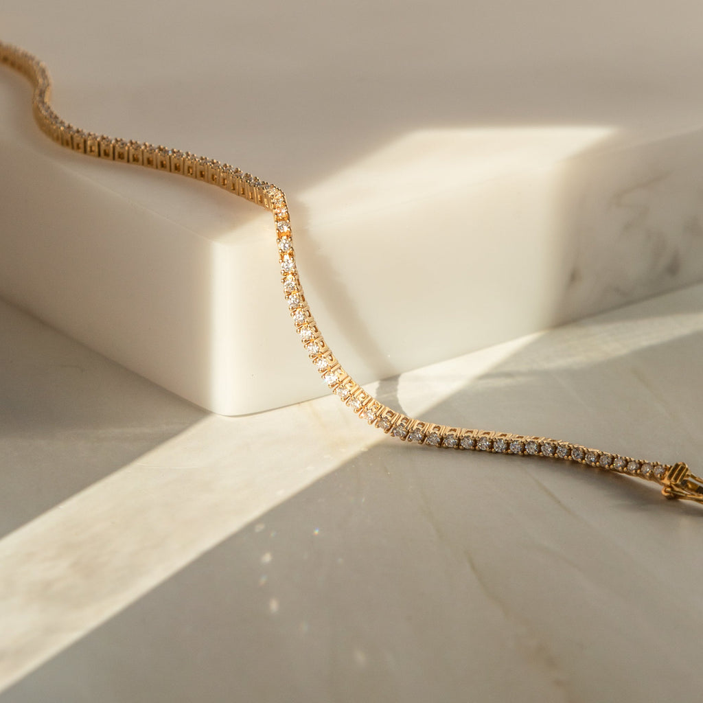 Dainty Diamond Tennis Bracelet