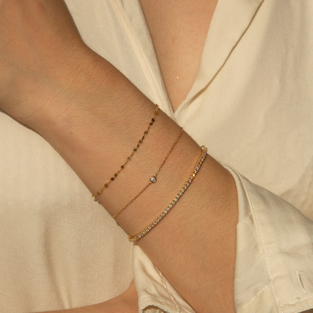 Dainty Diamond Tennis Bracelet