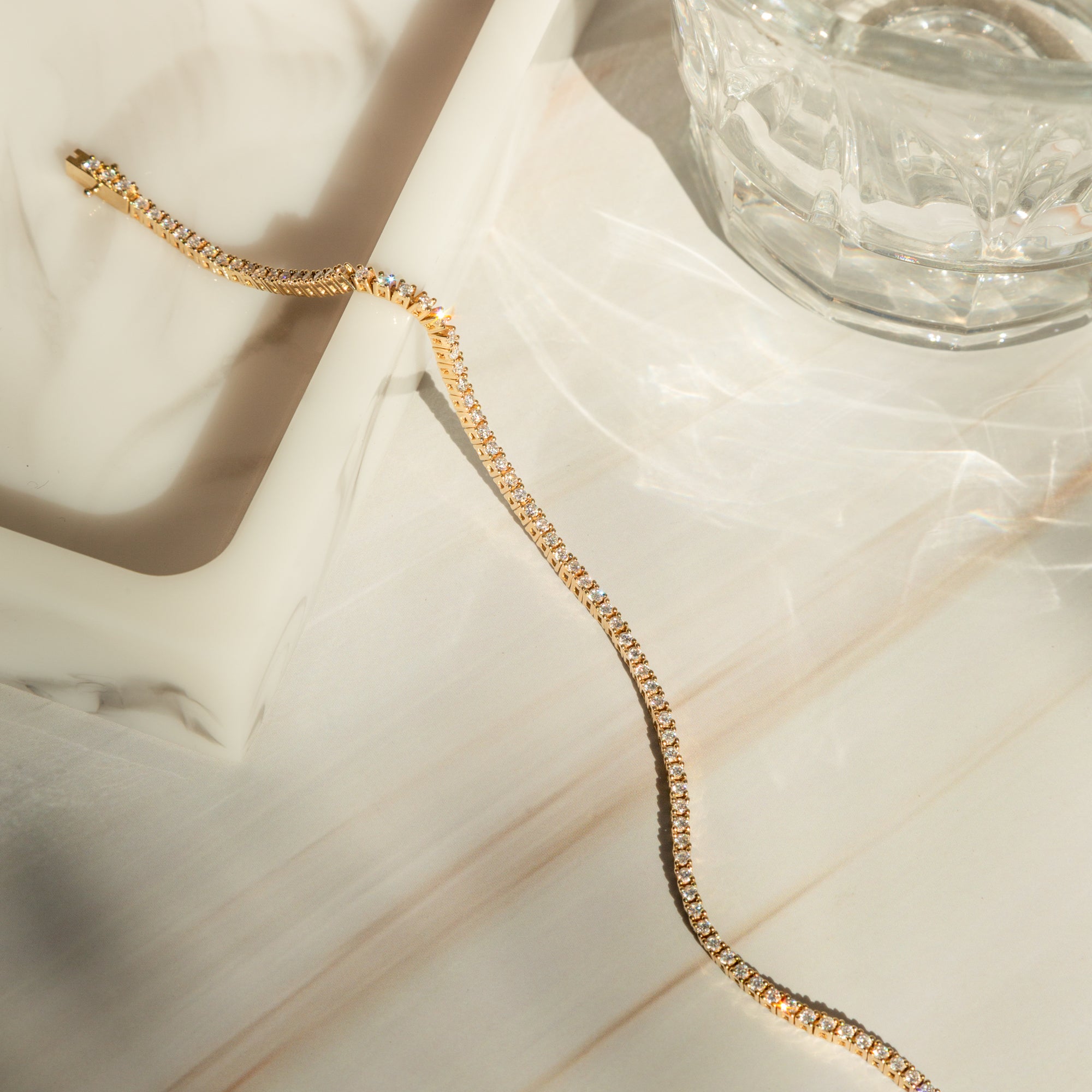 Dainty Diamond Tennis Bracelet