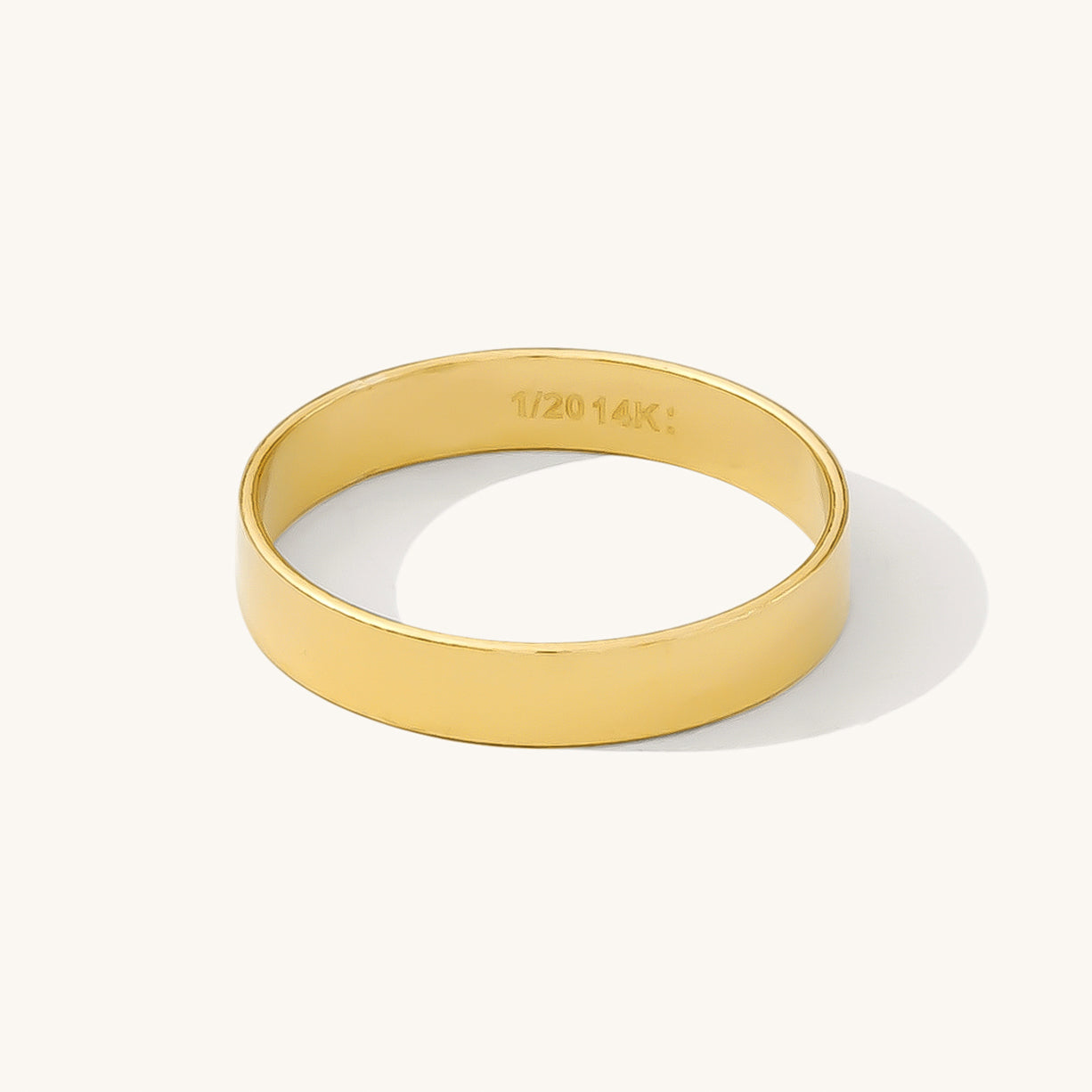 Thick Flat Band Ring