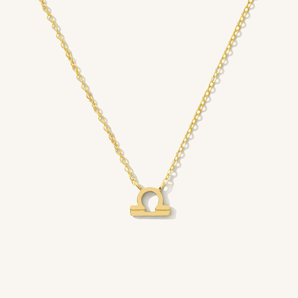14K Gold Tiny Zodiac Necklace