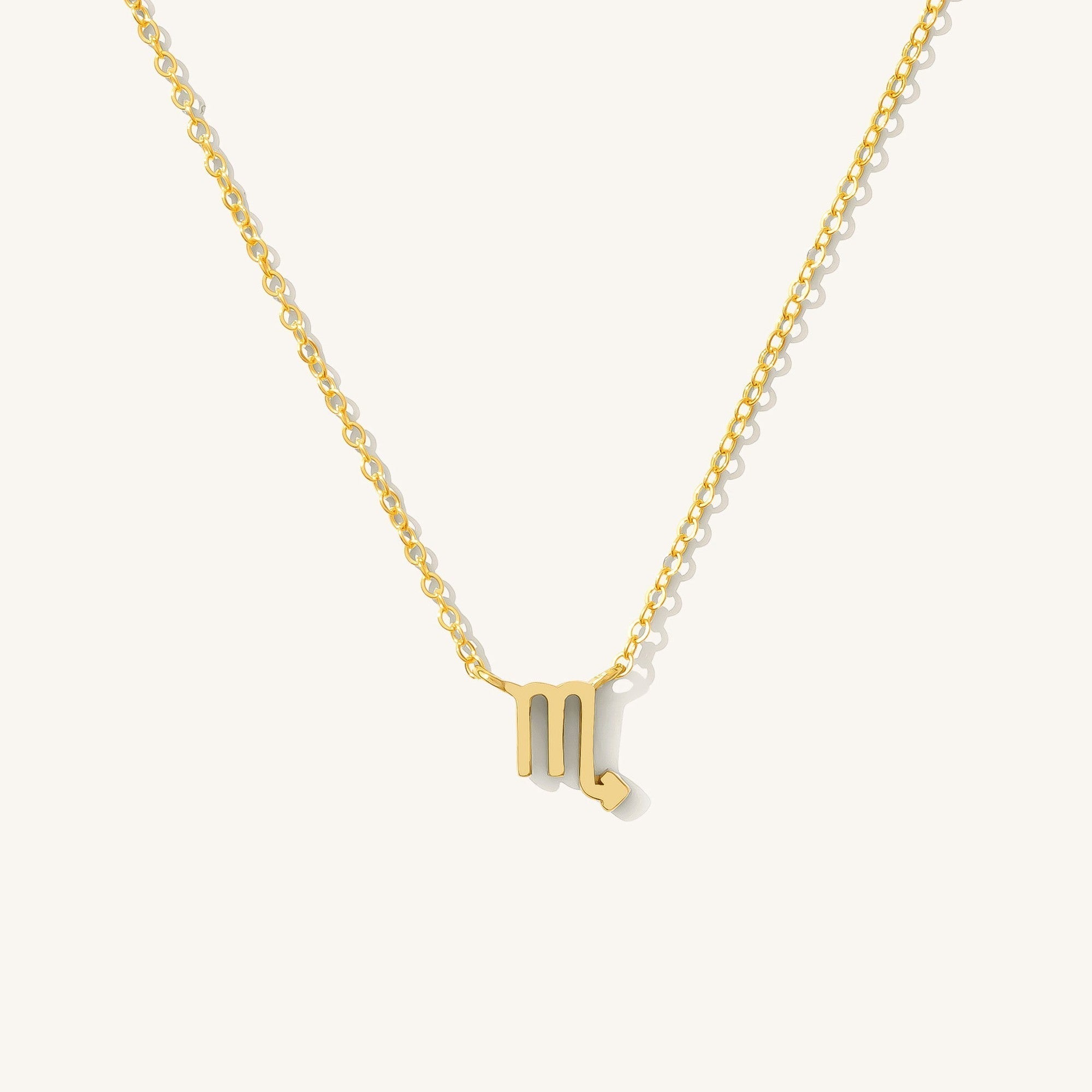 14K Gold Tiny Zodiac Necklace