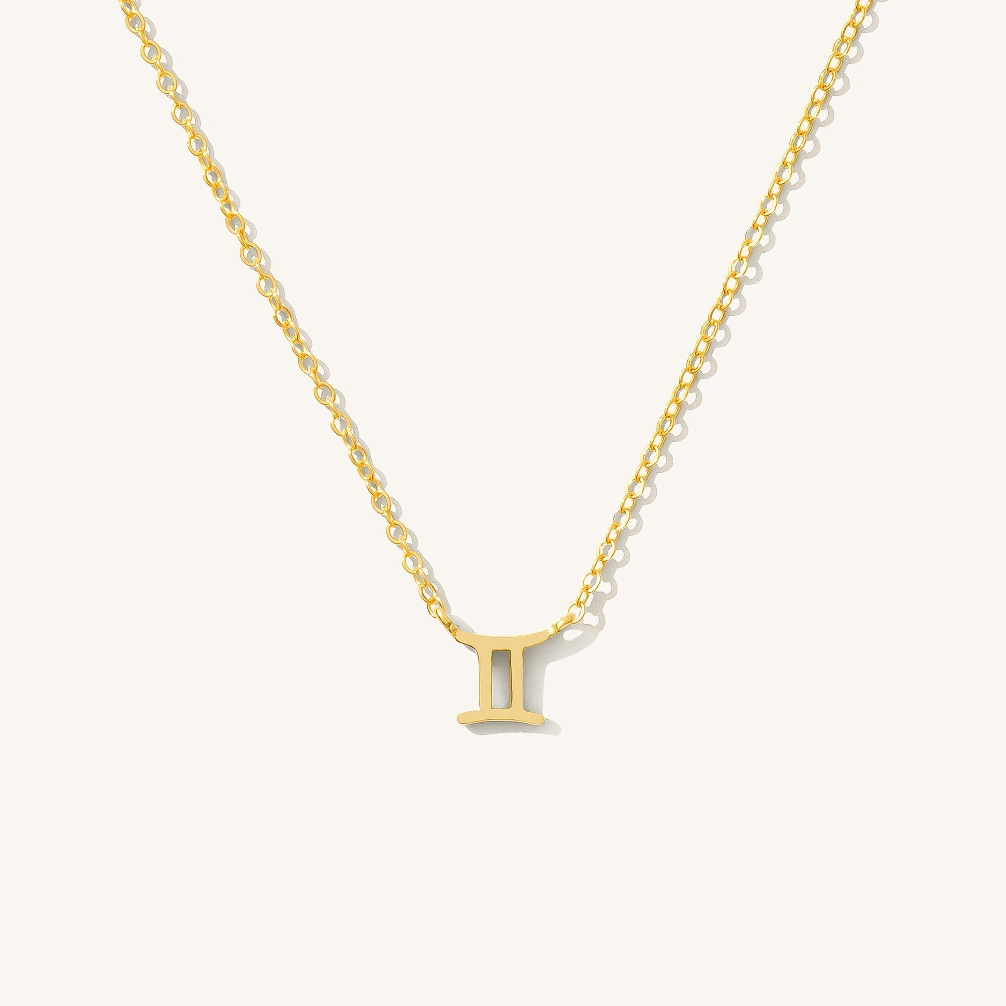 14K Gold Tiny Zodiac Necklace