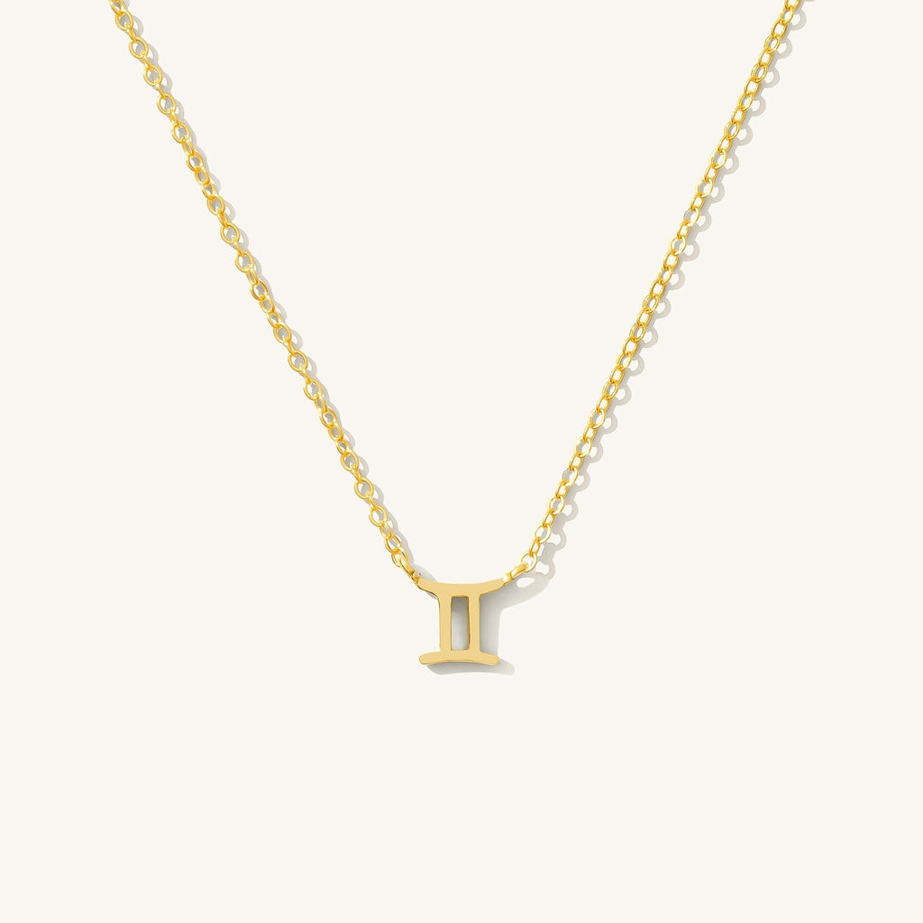 14K Gold Tiny Zodiac Necklace