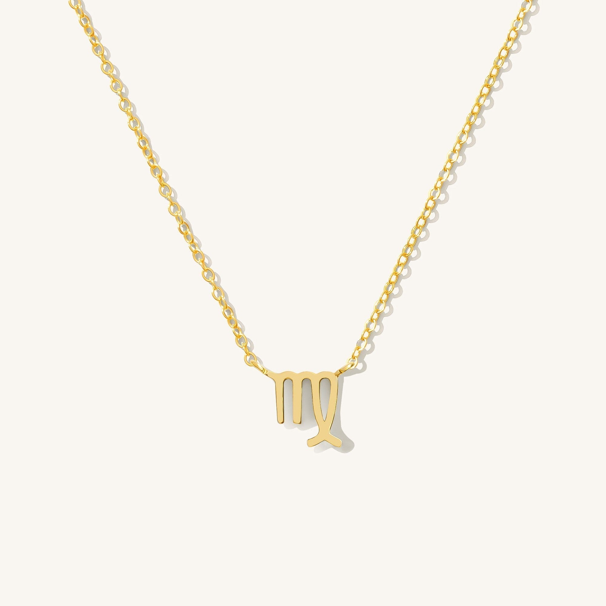 14K Gold Tiny Zodiac Necklace