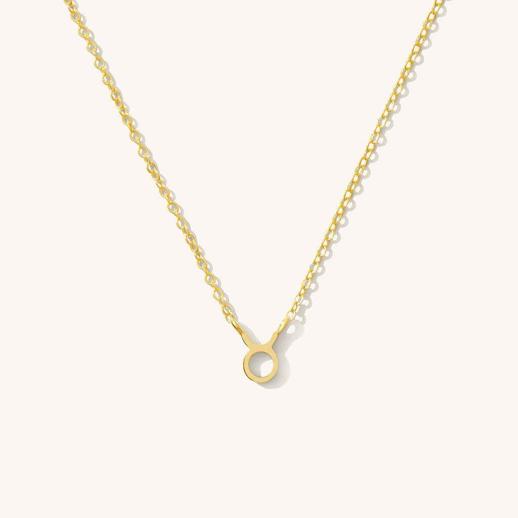 14K Gold Tiny Zodiac Necklace