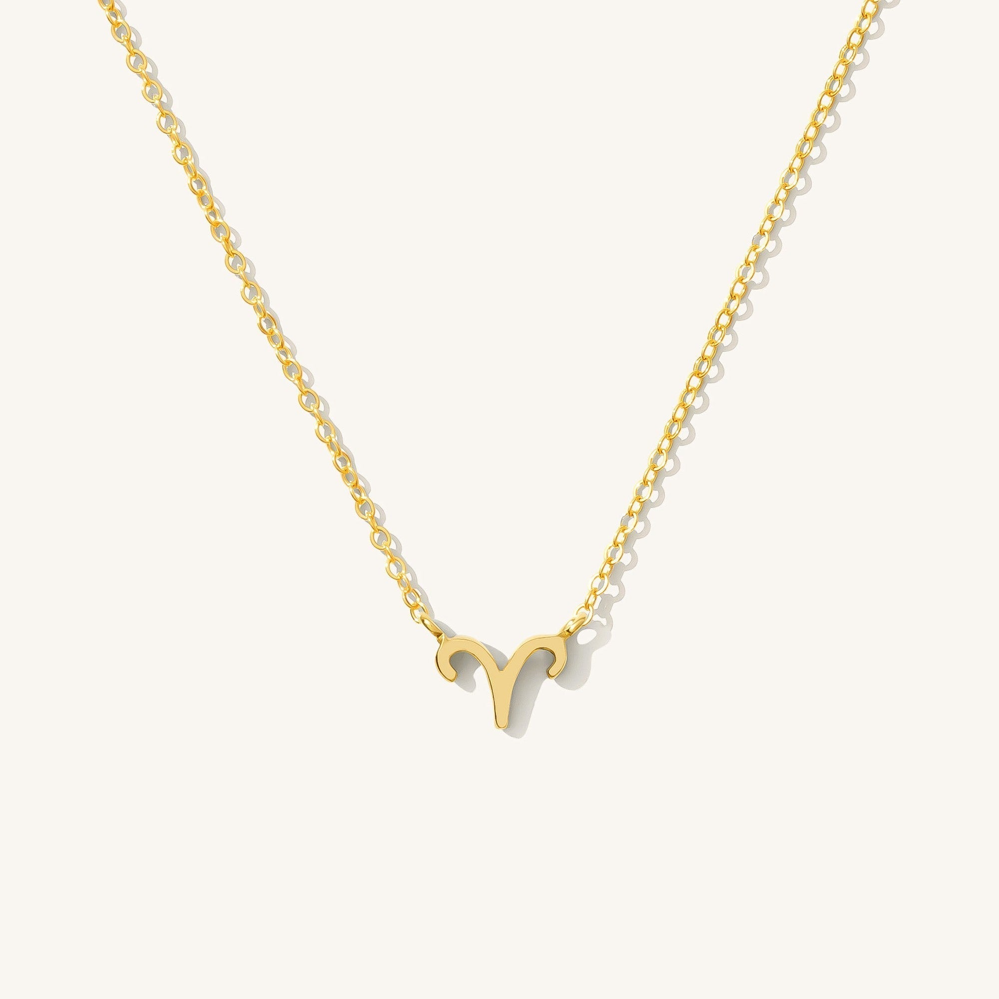 14K Gold Tiny Zodiac Necklace