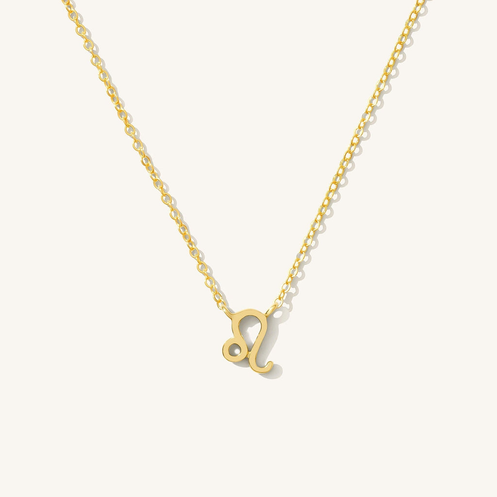 14K Gold Tiny Zodiac Necklace