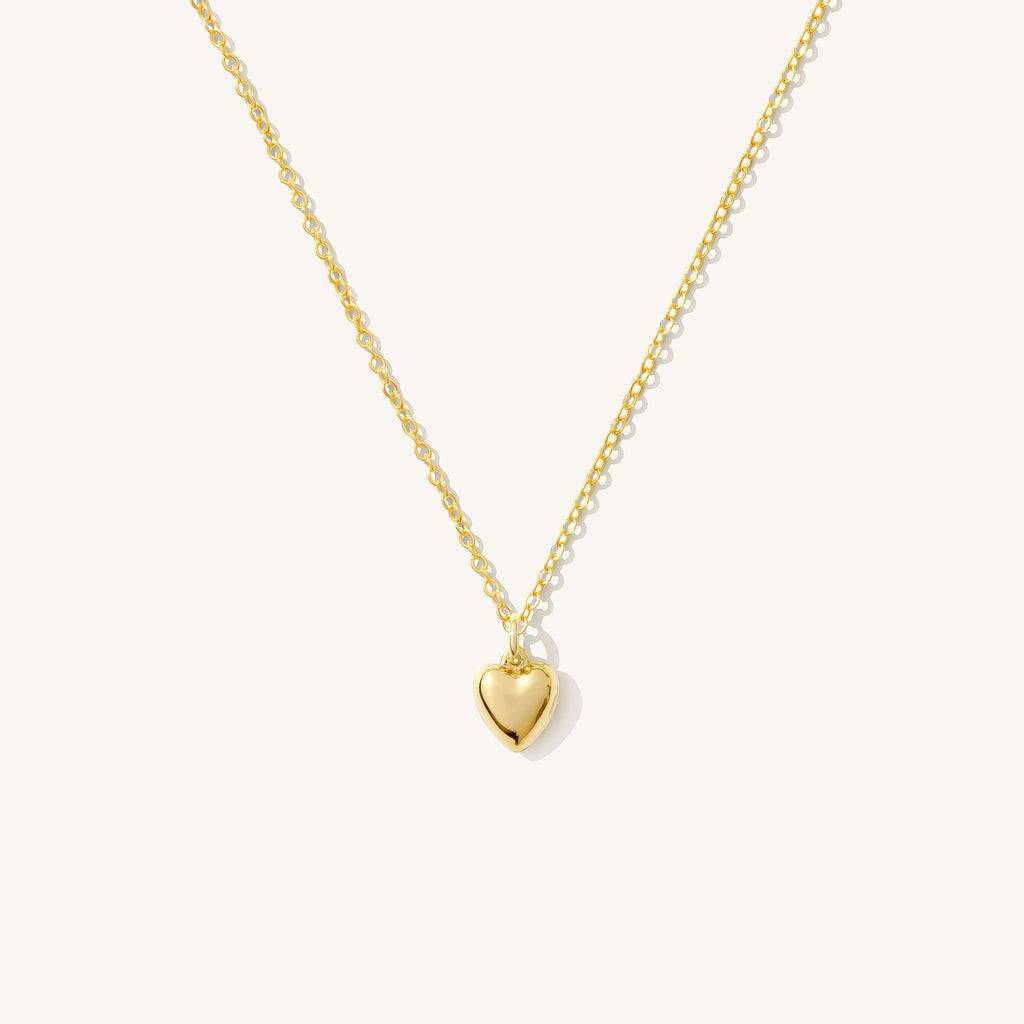 14K Gold Tiny Heart Necklace