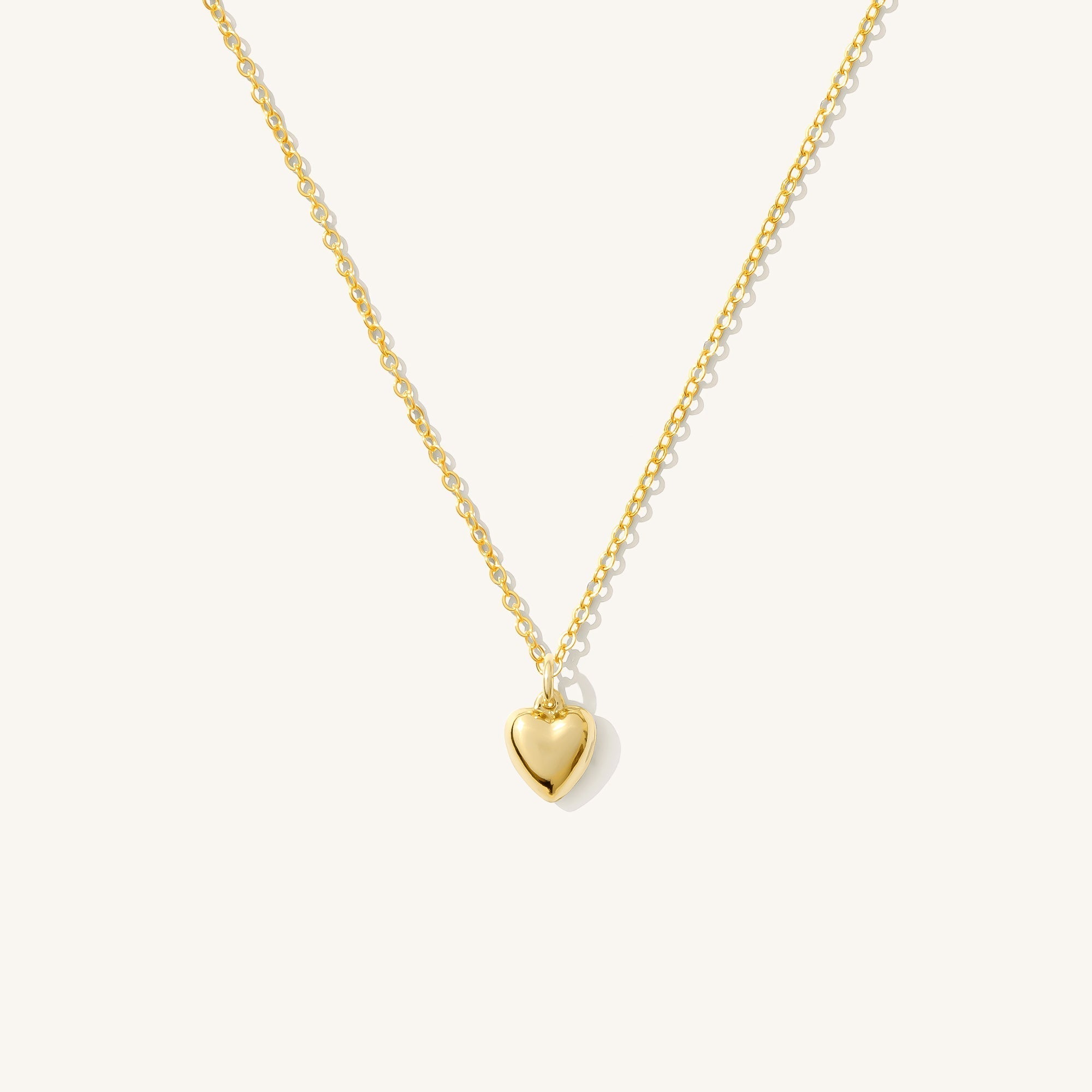 14K Gold Tiny Heart Necklace