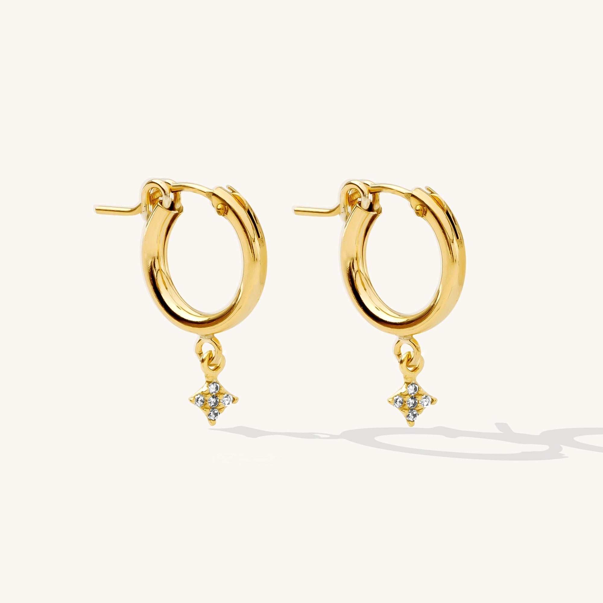 Stardust Hoop Earrings