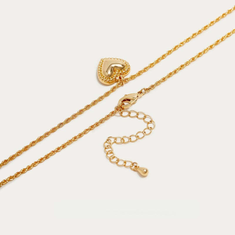14K Gold Sweetheart Pendant Necklace